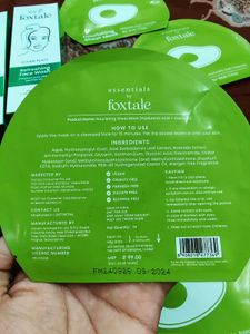 Foxtale Face Wash &amp; Sheet Masks