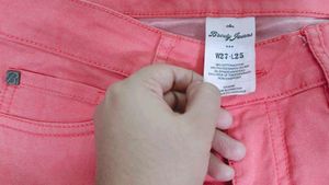 Pink Denim Shorts