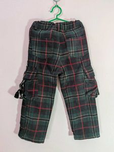 Plaid Cargo Pants