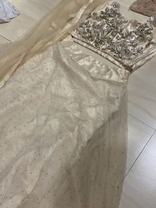 festive crop top and skirt set