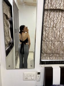 Black Halter Top