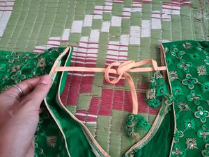 green beautiful blouse