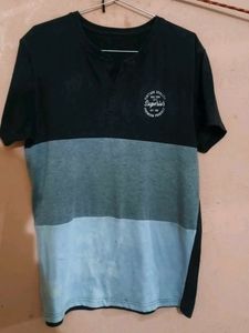 Stylish Color Block T-Shirt