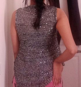 Sparkly Knit Sleeveless Top
