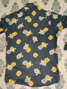 Floral Denim Shirt