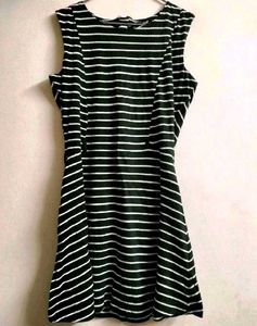 Striped Sleeveless Dress
