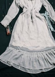 Elegant floral Midi Dress