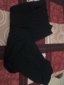 Black Flared Pants With Pockets