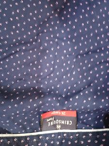 Combo Crimsoune  Blue  Shirt 2XL And Maroon Top
