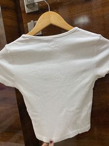 H&amp;M White Croptop Women