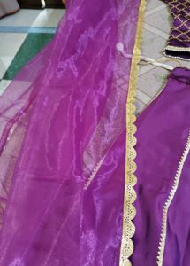 NEW Purple Lehnga Choli With Dupatta