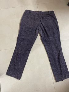 Trousers- Mauve- Animal Print