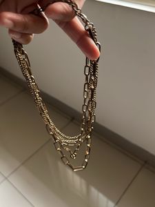 Layered Gold Chain Necklace