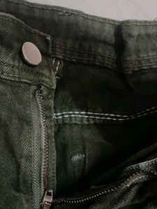 Olive Green Cargo Pants.