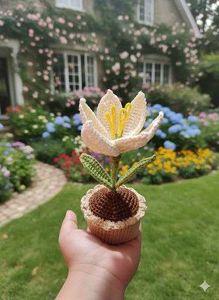 Lily Flower With Pot