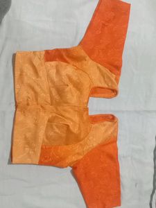 Running Orange Blouse