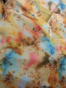 Organza Kurti With Floral Print