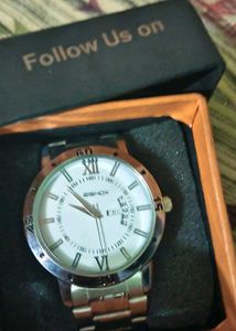 Rishox Silver Watch