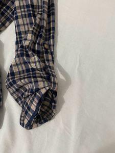 Cute Plaid Peplum Top