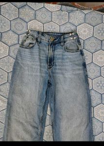 straight fit blue Jeans