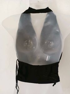 Chic Black Halter Top