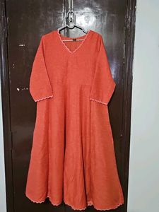 Rust Coral 3 Piece Dress