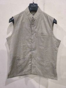 Beige Waistcoat From Flying Machine