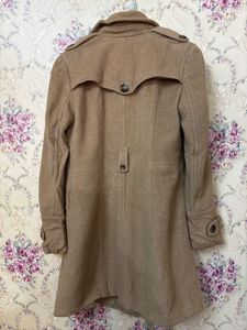 Tan Double-Breasted Trench Coat