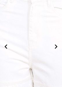 White Cutout Wide Leg Pants