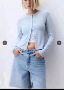 blue chic cardigan