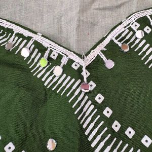 Green Printed Maxi Dress