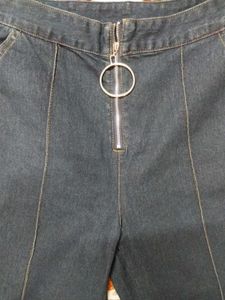 Wide Leg Denim Jeans