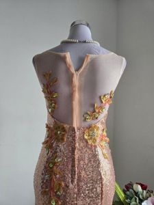 Beaded Mermaid Cocktail Gown