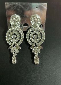 Elegant Rhinestone Drop Earrings
