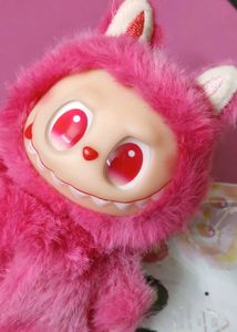 Pink Labubu &amp;Grey labub