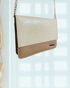Beige Sling Bag