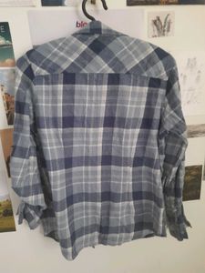 Max Light Blue Plaid Shirt