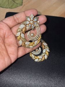 Big Pearl Danglers Earrings