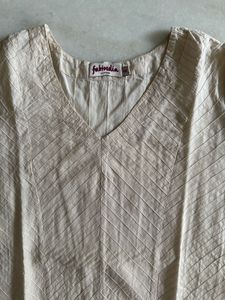 Elegant Fabindia Tunic Top