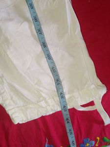 White cargo pants