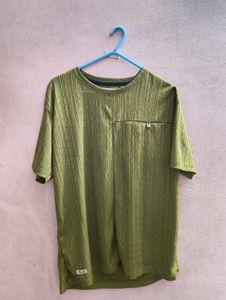 Olive Green Pocket Tee