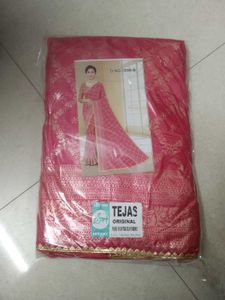 Foil Print Saree