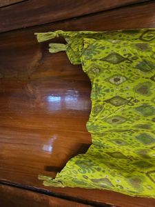 Yellow Sleeveless kurta