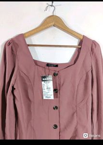 peach casual top