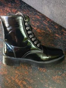 Black Patent Boots