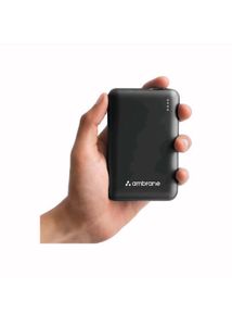 Ambrane Small Powerlit 10000mAh Power Bank (Black)