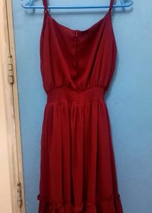 Red Cutout Maxi Dress