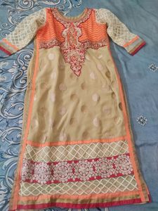 Beige Pajami Design suit