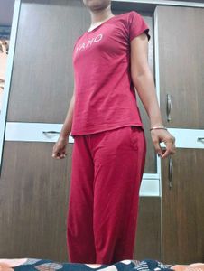 Cute Red Pajama Set