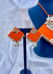 Handmade Elephant Necklace &amp; Earrings